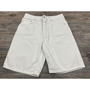 Closed Brand Ivory Denim Shorts Men's Size 29 Made In Italy Designer 80's 90's